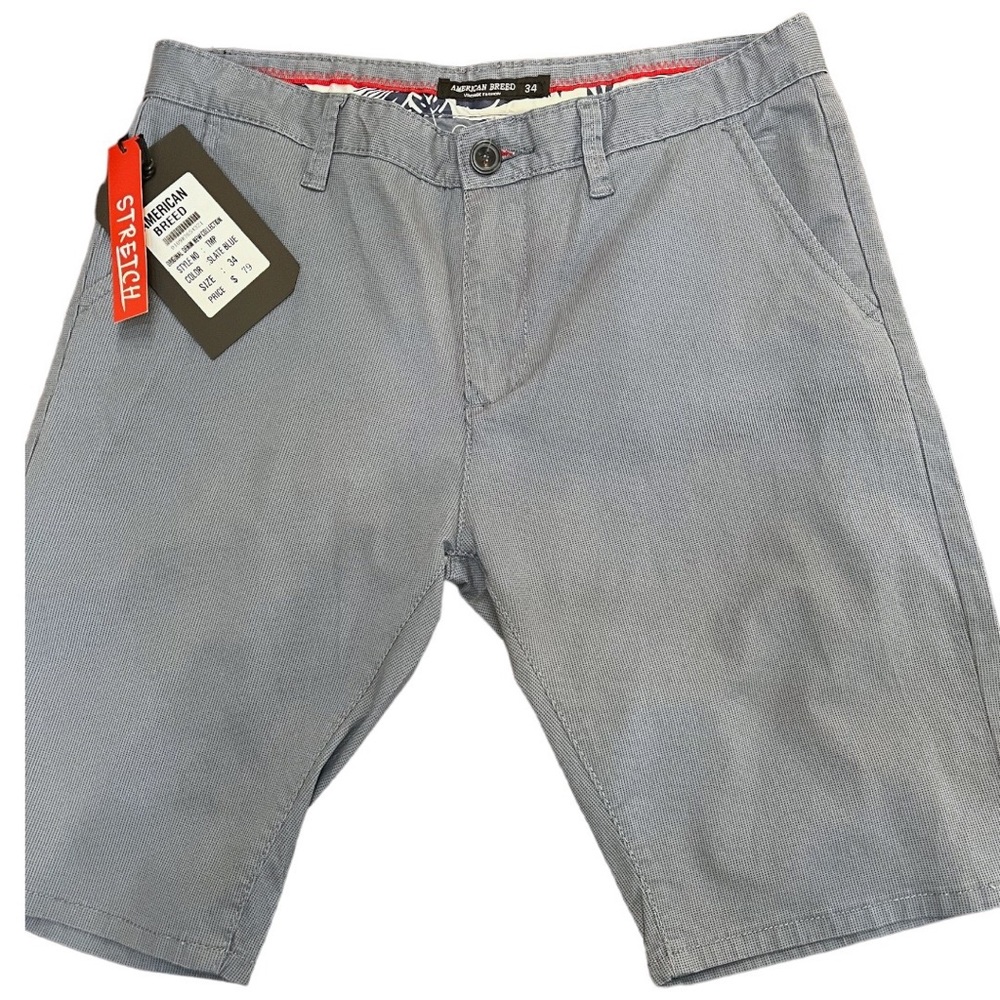 NWT Men’s Cotton Shorts Slate Blue - multiple sizes